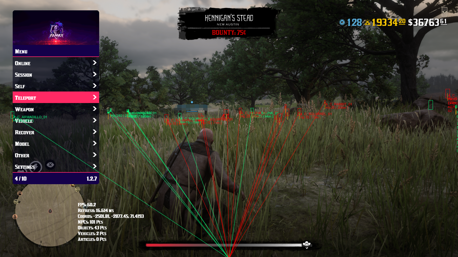 RDR2 荒野大镖客2·Family免费辅助 v1.2.7
