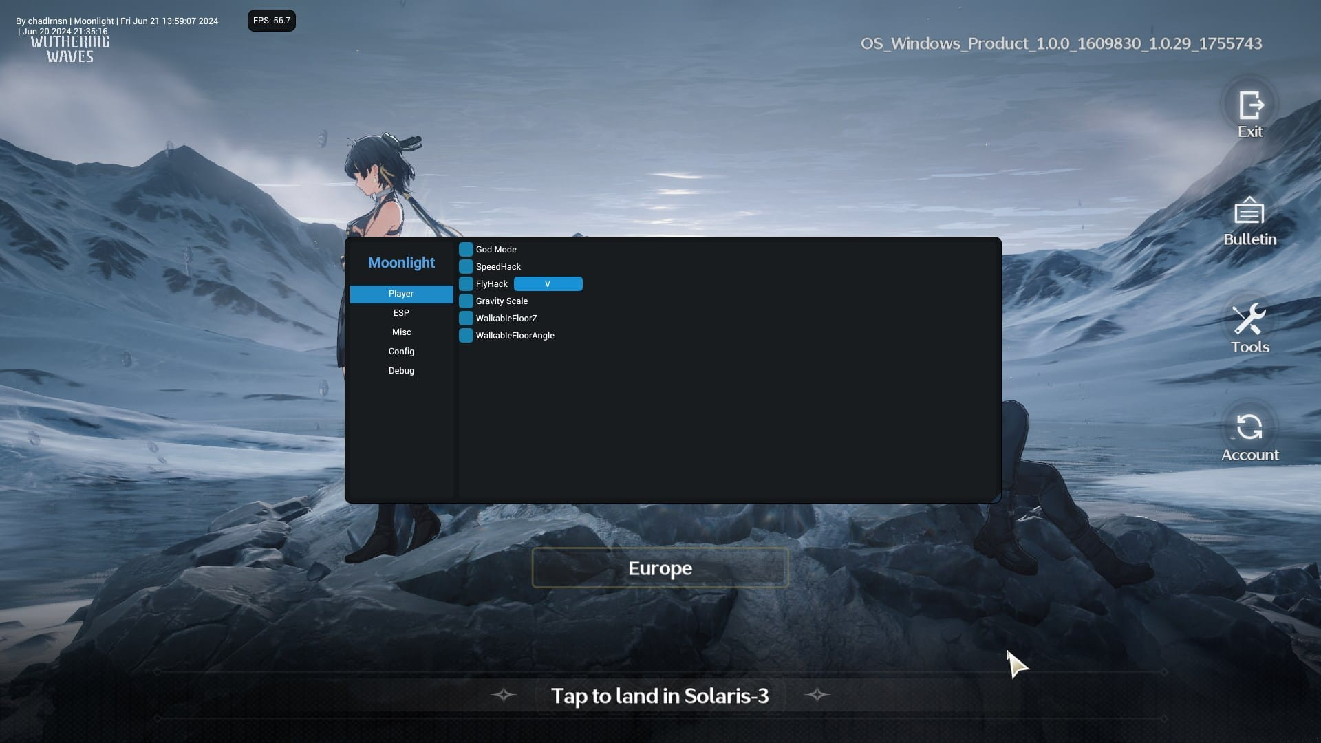 PC鸣潮·moonlight透视飞天加速辅助 v15